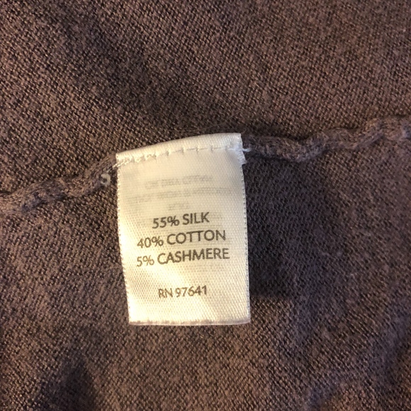 J Jill silk cotton cashmere cropped cardigan - Picture 4 of 6